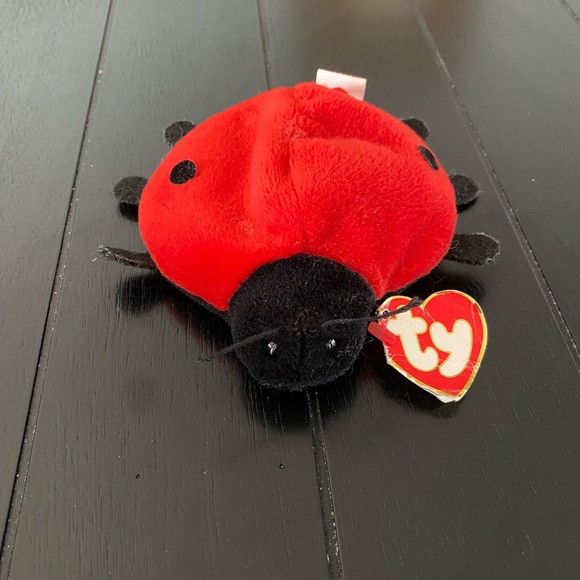 Lucky Red Ladybug Ty Beanie Baby 3rd/2nd Gen w/ hang tag 1993 - Picture 2 of 8